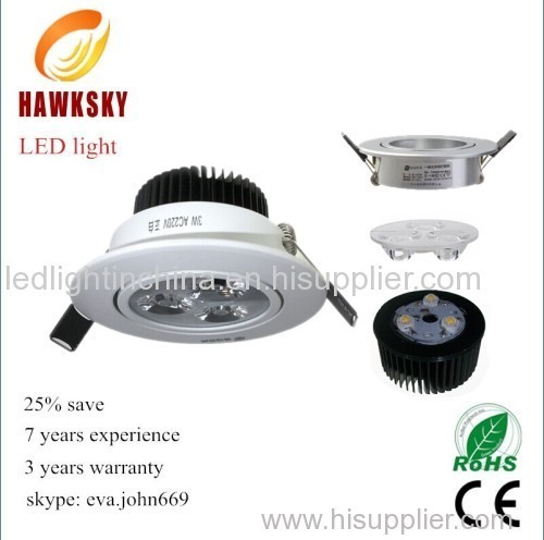 CE RoHS High light 3w led spotlight wholesale