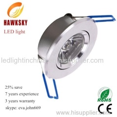 Factory CE RoHS certification 1w led spotlight