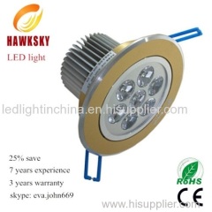 High watt 7w led ceiling light manufacturer factory wholesale