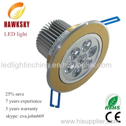 High watt 7w led ceiling light manufacturer factory wholesale