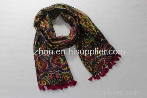 Polyester scarf printing scarf 2014