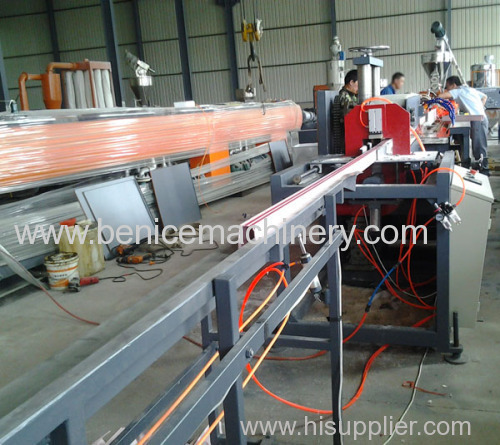 PVC cable trunkings extrusion line in plastic machinery