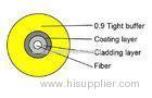 FTTH 0.9mm tight buffered Data 9 125 Indoor Fiber Optic Cable Flame Retardant