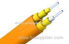 Flat Twin Duplex Armored Indoor Fiber Optic Cable for Military Tactical