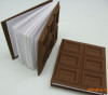branded chocolate note book