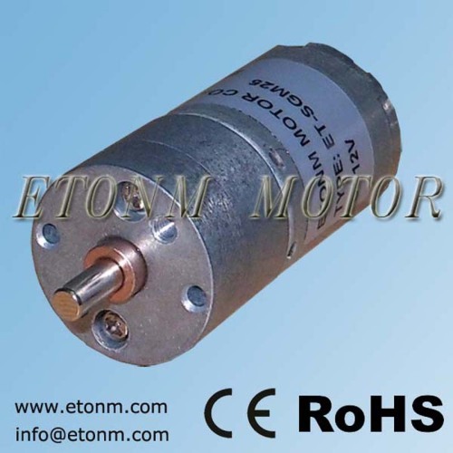 small electric dc motor with reduction gear 6V