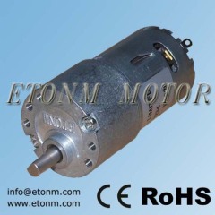 small electric dc motor with reduction gear 6V