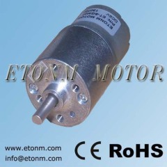 small electric dc motor with reduction gear 6V