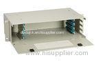 2U Rack mount 19 swing type fiber optic ODF 24 core with electrostatic spraying surface