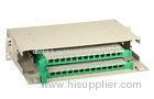 2U Rack Mount Fiber Optic ODF For Fiber Optic Network Solution