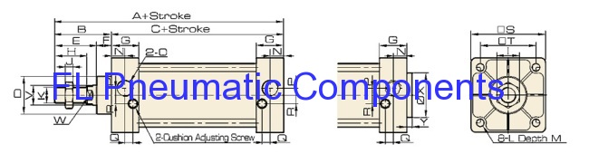 SC Pneumatic Air Cylinder