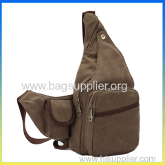 2014 new style vintage canvas shoulder bag leisure sports chest bag