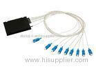 ABS Moudle Type Optical PLC Splitter 1 X 8 With SC Connectors 0.9 mm Cable
