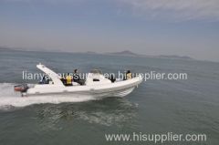 Liya rib boat8.3m,rigid inflatable boat,rescue boat