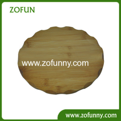 round bamboo cutting board