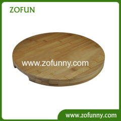 round bamboo cutting board