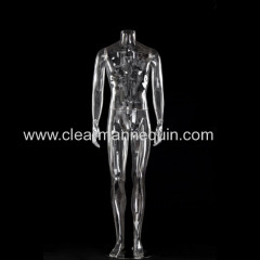 Male transparent PC mannequin factory wholesale