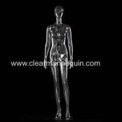 Sexy full body PC transparent female mannequin