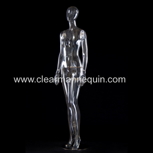 Sexy full body PC transparent female mannequin