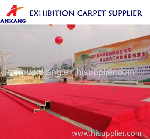 Colorful carpets for wedding hall