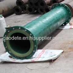 Lined polyurethane tailing conveying pipe