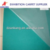 Cheaper Plastic film coated carpets for fair events