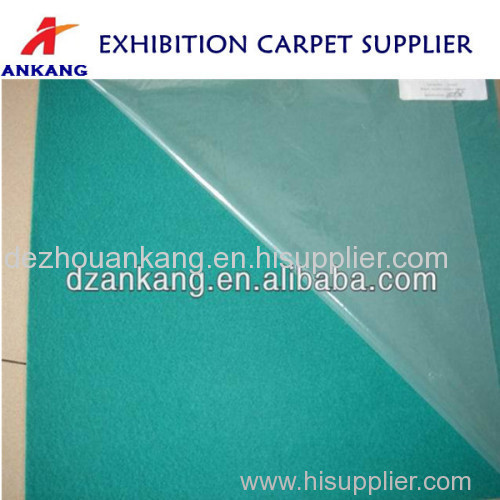 Cheaper Plastic film coated carpets for fair events