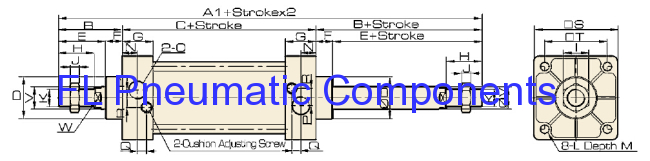 SCD Pneumatic Air Cylinder