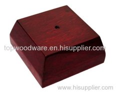 Rosewood piano finish wooden cup base