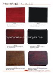 rosewood /black/bamboo wanut high gloss finish awards wooden trophy plaques