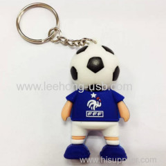 Novelty gift soft PVC keychain