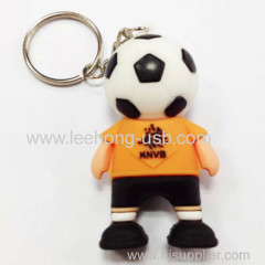 Novelty gift soft PVC keychain