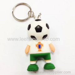 Novelty gift soft PVC keychain