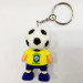 souvenir 3D design keychain for 2014 world cup