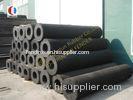 Black Cylindrical Rubber Fender With High Performance , 500X250
