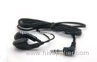 Mens Wired Stereo Black Hands Free Earbuds Disposable 3.5 mm Earplugs For PSP MP3 MP5