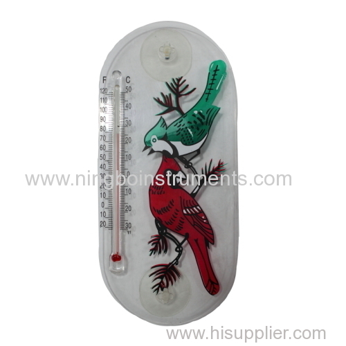 stick window thermometer; stick window thermometers
