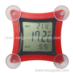 digital stick thermometer; digital window thermometer