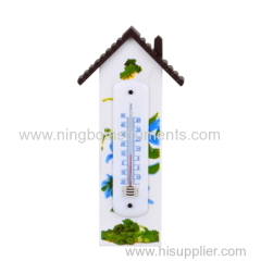 plastic garden thermometer; garden thermometer