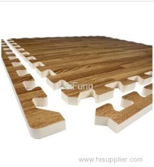 Wood Grain Printed EVA Floor Interlocking Mats