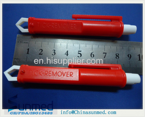 Medical Plastic tick remover 