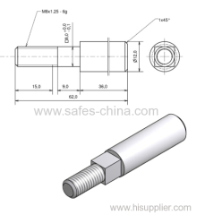 Three prong gun safe handle for sales