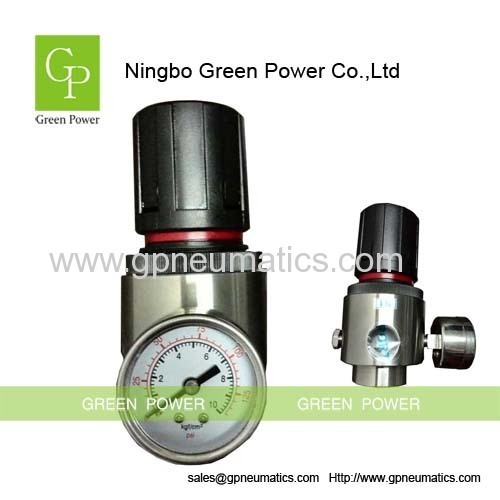 SS316 high pressure air regulator