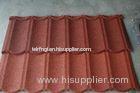 Steel Metal stone coated roof tiles Color Coated , Nosen / Shake System DX51D DX52D