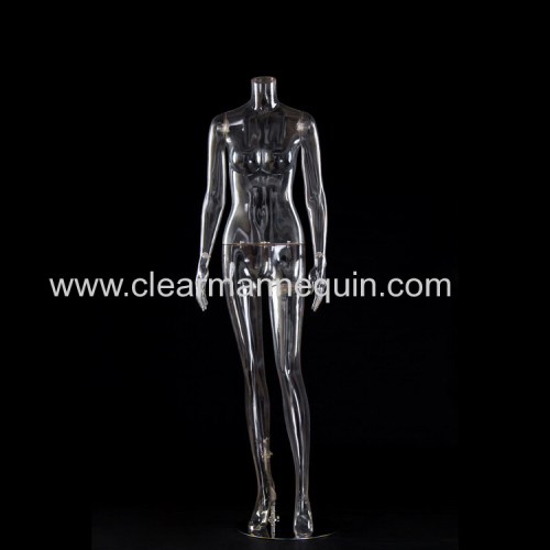 Woman PC transparent mannequin dress forms