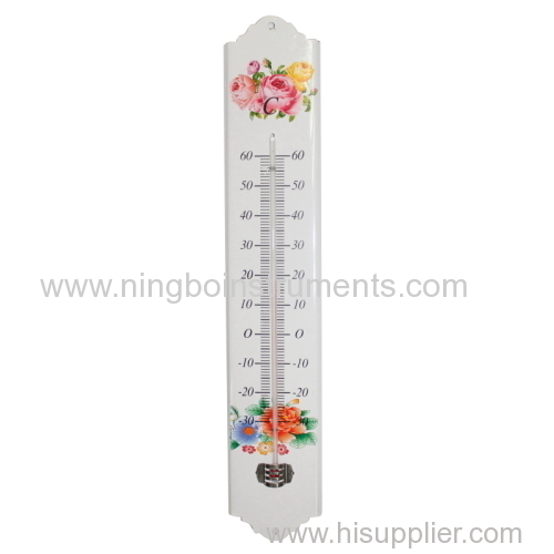 Metal Garden Thermometer; Metal Thermometer