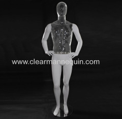 Male full body PC mannequin display