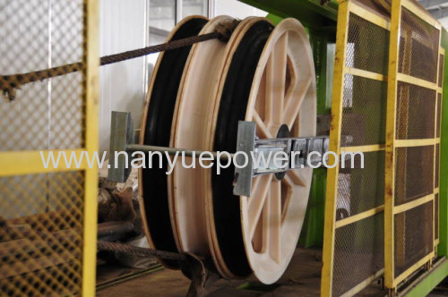 Hand operated line rope lifting pully block Rope slinging pulley block and small pulley block