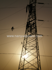 Hand line rope lifting pully block for lifting operation in line construction