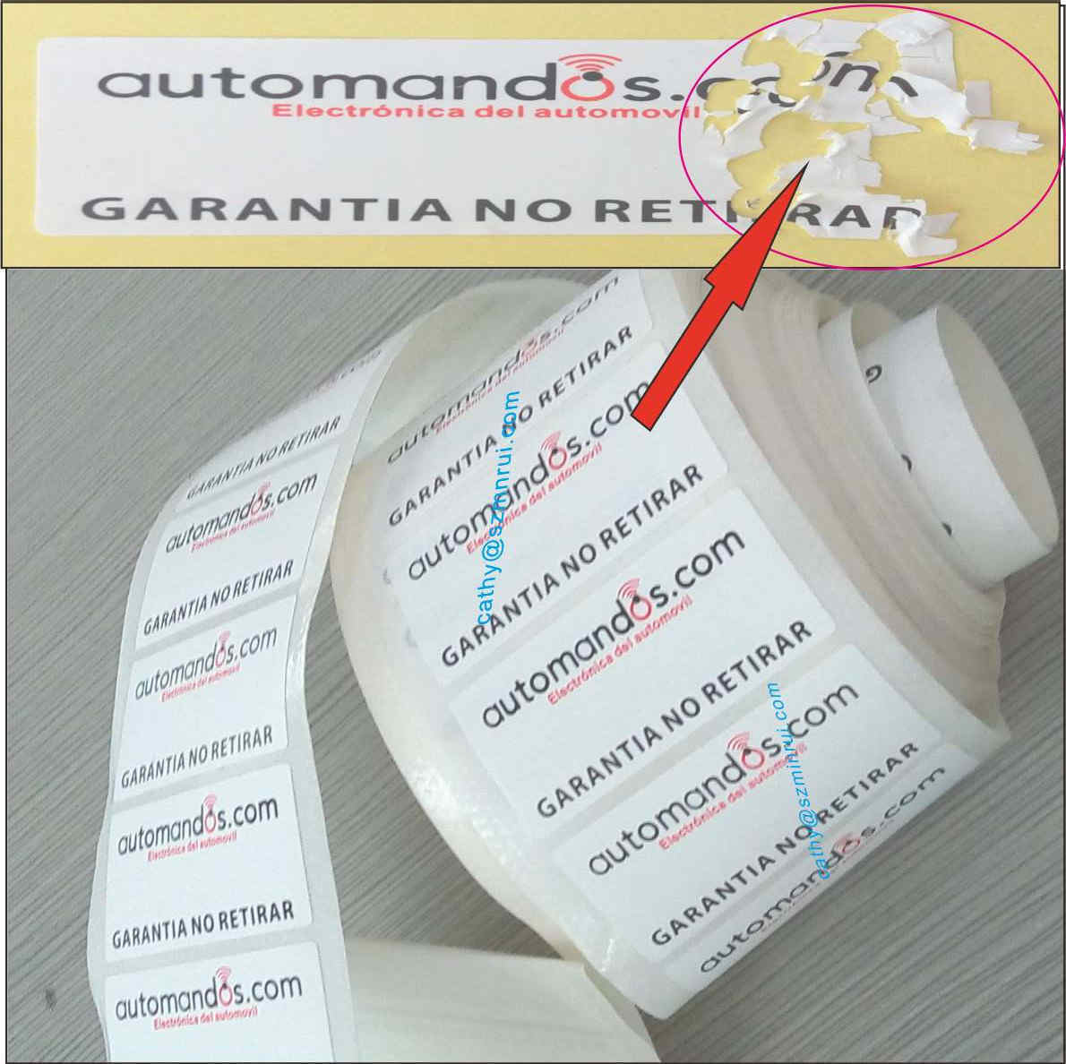 tamper evident seal label sticker